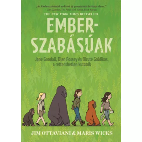 Emberszabásúak - Jane Goodal (képregény) - Jim Ottaviani (kötött áras) 