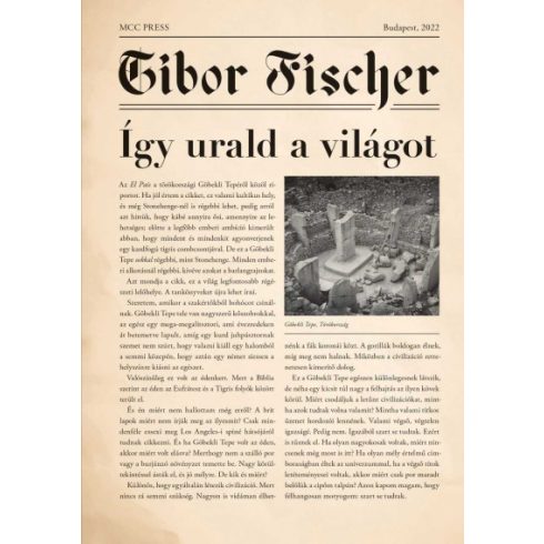 Tibor Fischer - Így urald a világot