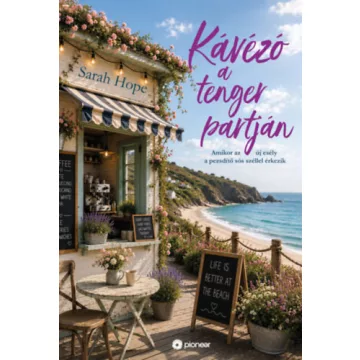   Kávézó a tenger partján (élfestett ) - Sarah Hope (kötött áras)