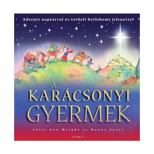 A karácsonyi gyermek - Adventi naptárral és térbeli betlehemi jelenettel -  Sally Ann Wright