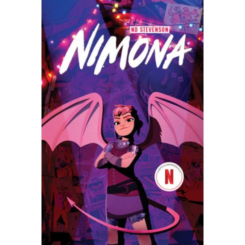 Nimona - Filmes borítóval- Noelle Stevenson