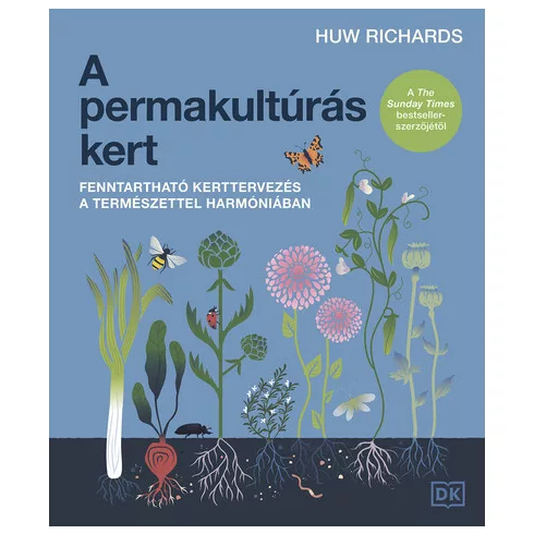 A permakultúrás kert - Fenntartható kerttervezés a természettel harmóniában - Huw Richards (kötött áras) 