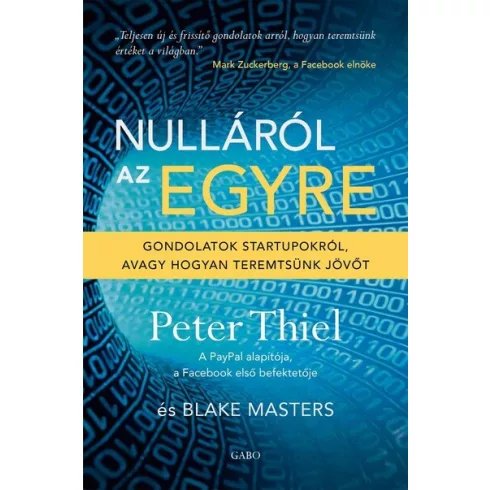 Nulláról az egyre - Gondolatok startupokról - Peter Thiel (kötött áras) 