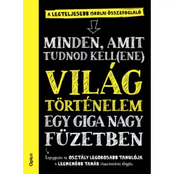 Világtörténelem egy giga nagy füzetben (kötött áras) 