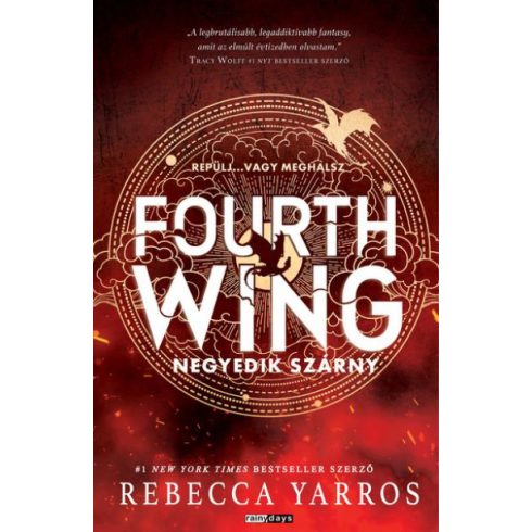 Fourth wing (Special Edition) - Negyedik szárny - Éldekorált - Rebecca Yarros