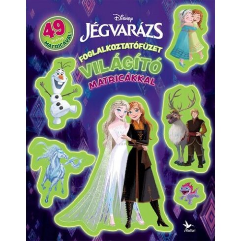 Foglalkoztatófüzet világító matricákkal - Jégvarázs - Disney