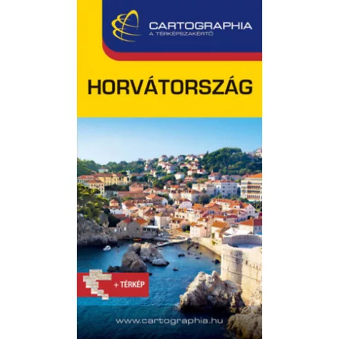 Horvátország útikönyv + térkép (kötött áras)